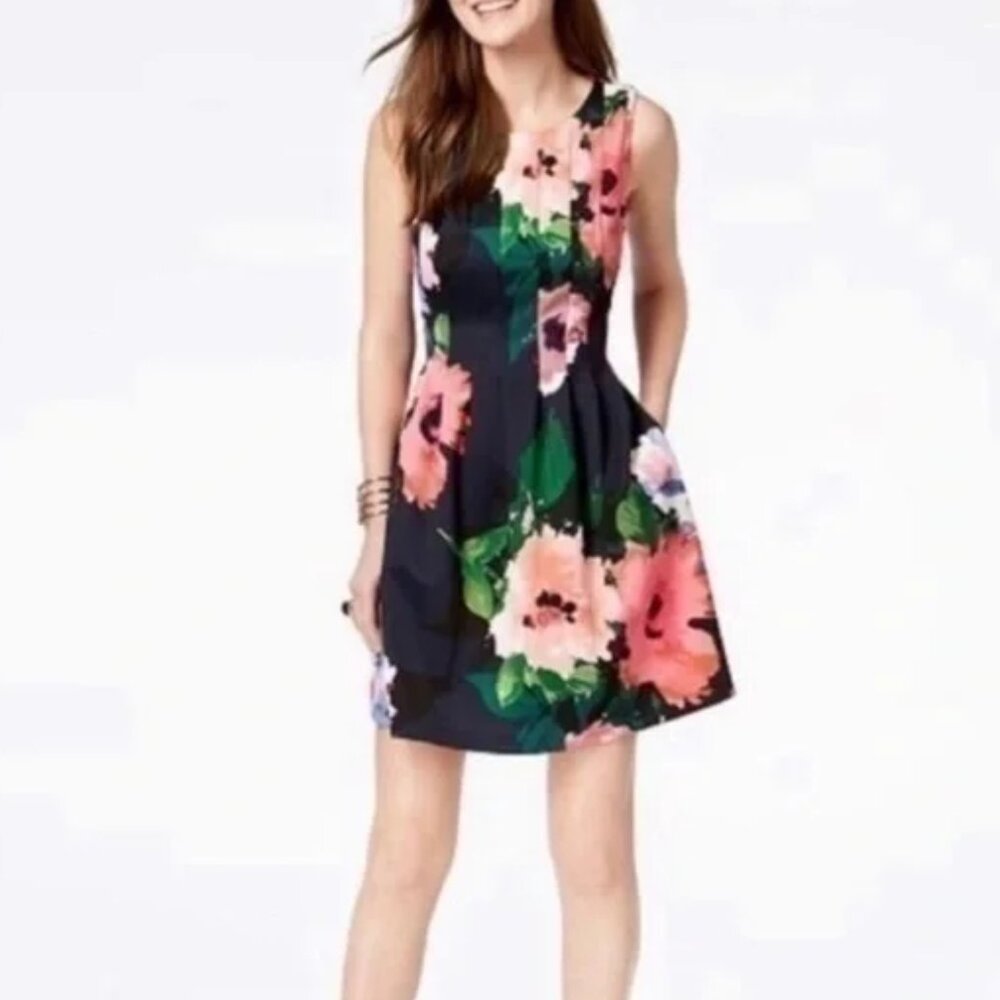 Vince Camuto Floral Dress with Pockets